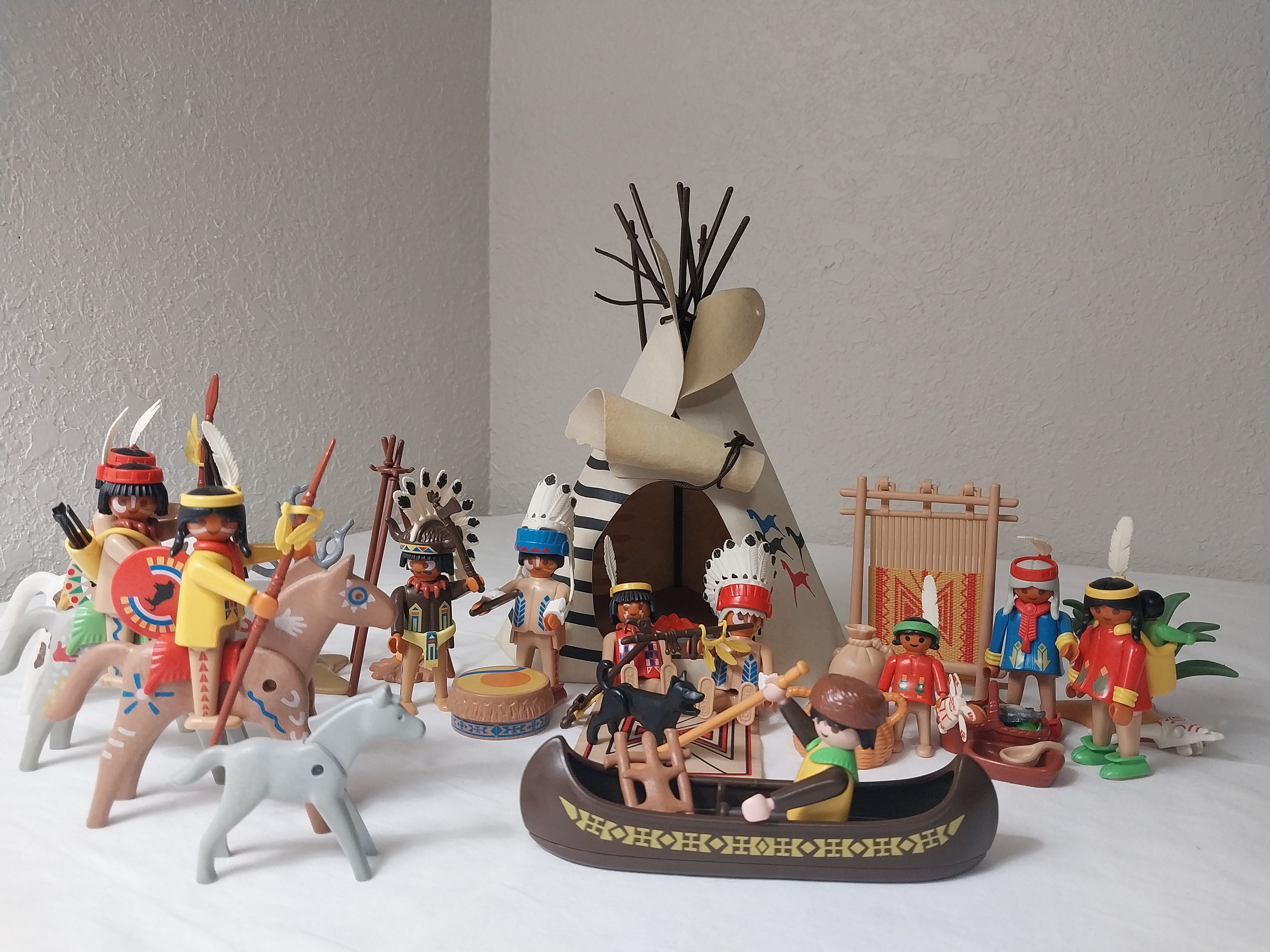 Village Tienda Indios Playmobil Playmobil Native American Camp