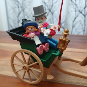 Vintage Playmobil set 3481-Horse Drawn Carriage and Doctor - Set Victorian Mansion, jaren 90