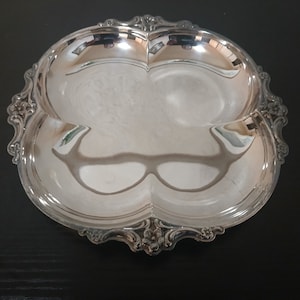 Vintage International Silverplate Candy / Nut Dish 7&quot;