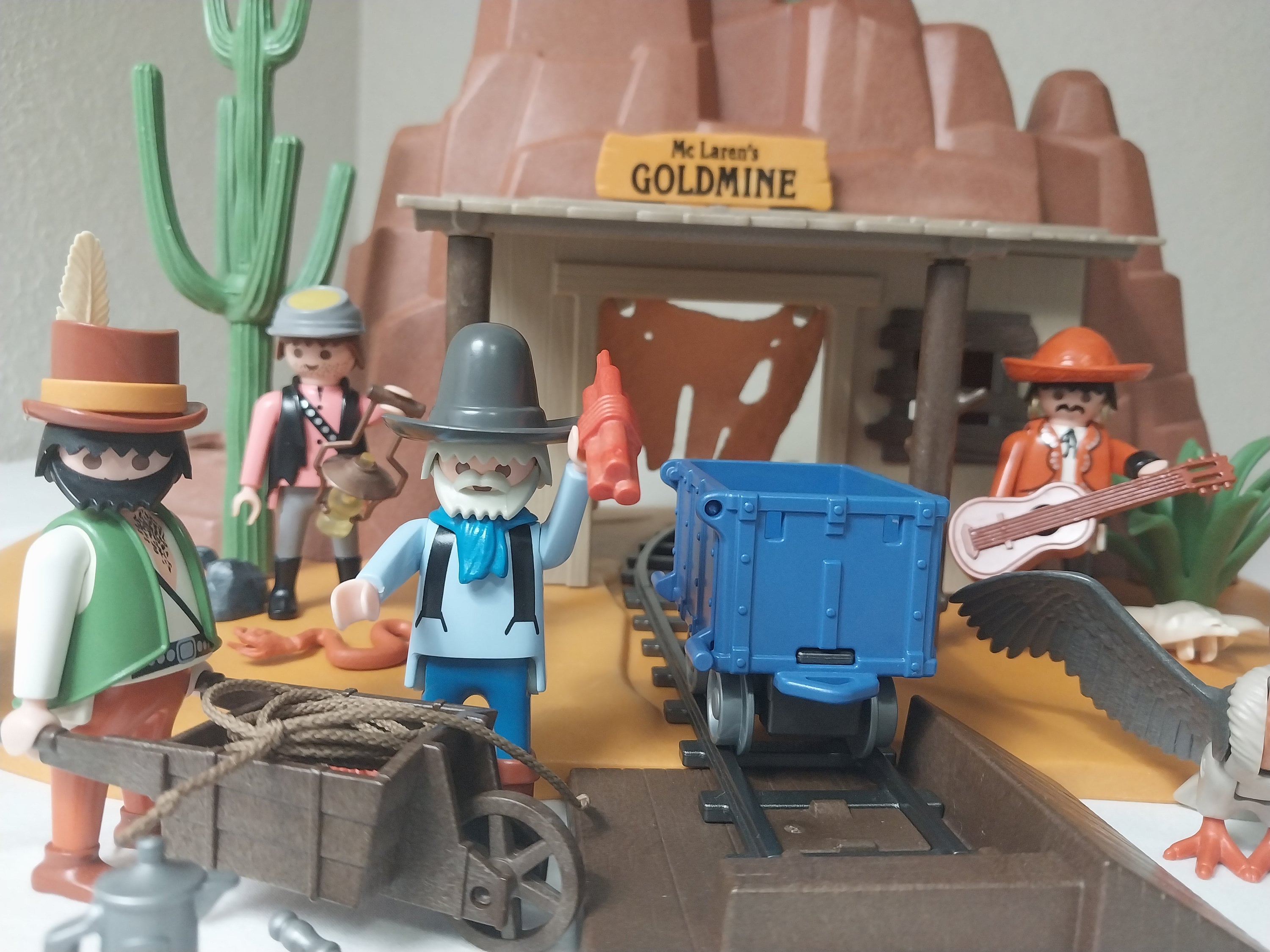 美品】playmobil プレイモービル 3802 goldmine 金山