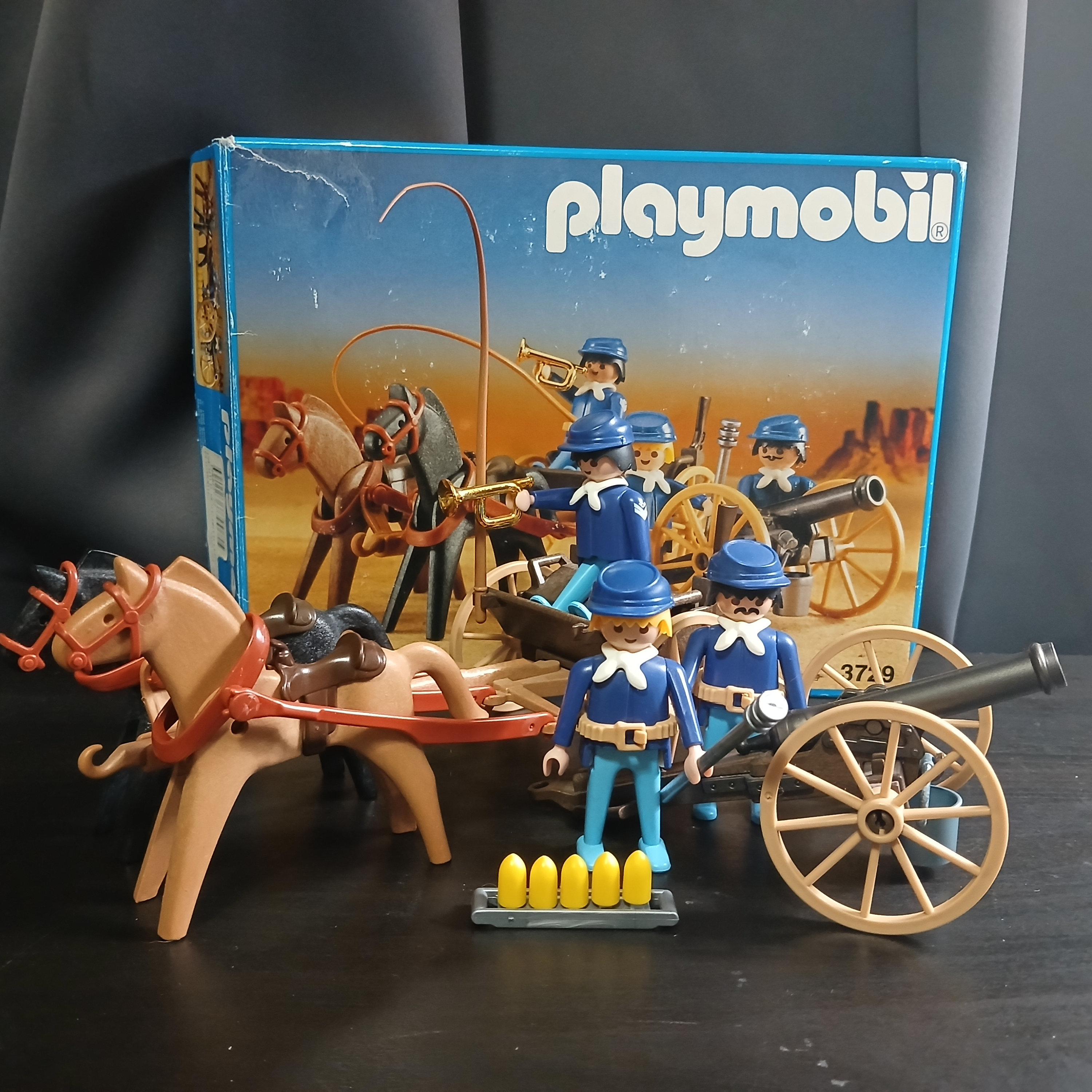 Playmobil Set# 3729 Union Artillery Set Civil War Wild West