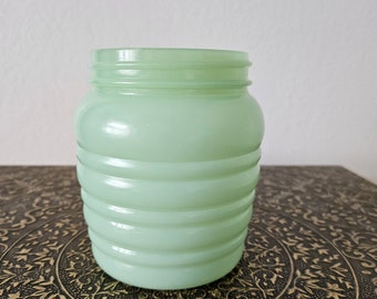 Fire King Green Jadeite Grease Jar