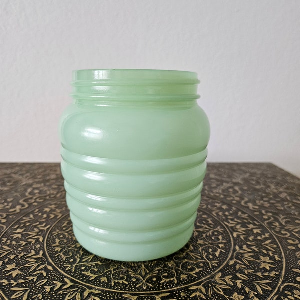 Fire King Green Jadeite Grease Jar