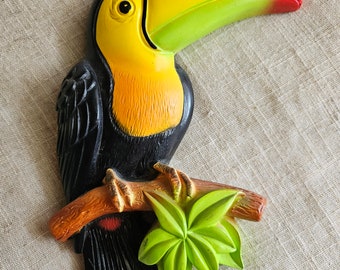 Vintage Toucan Wall Hanging