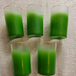 Vintage Blendo Green Saft Krug Cup Set Bild 7