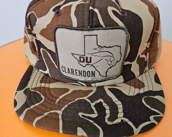 Vintage DU Clarendon Camo Trucker Hut