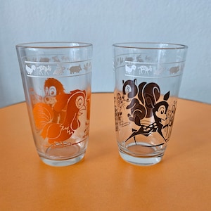 Vintage Swanky Swigs Style Kids Juice Glasses, Cups, Kitchenware