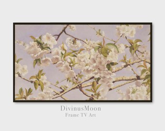The Frame TV Art | Branches of Apple Blossoms | High Definition Art | Digital Download for Quick Install on Samsung TV | DT5014