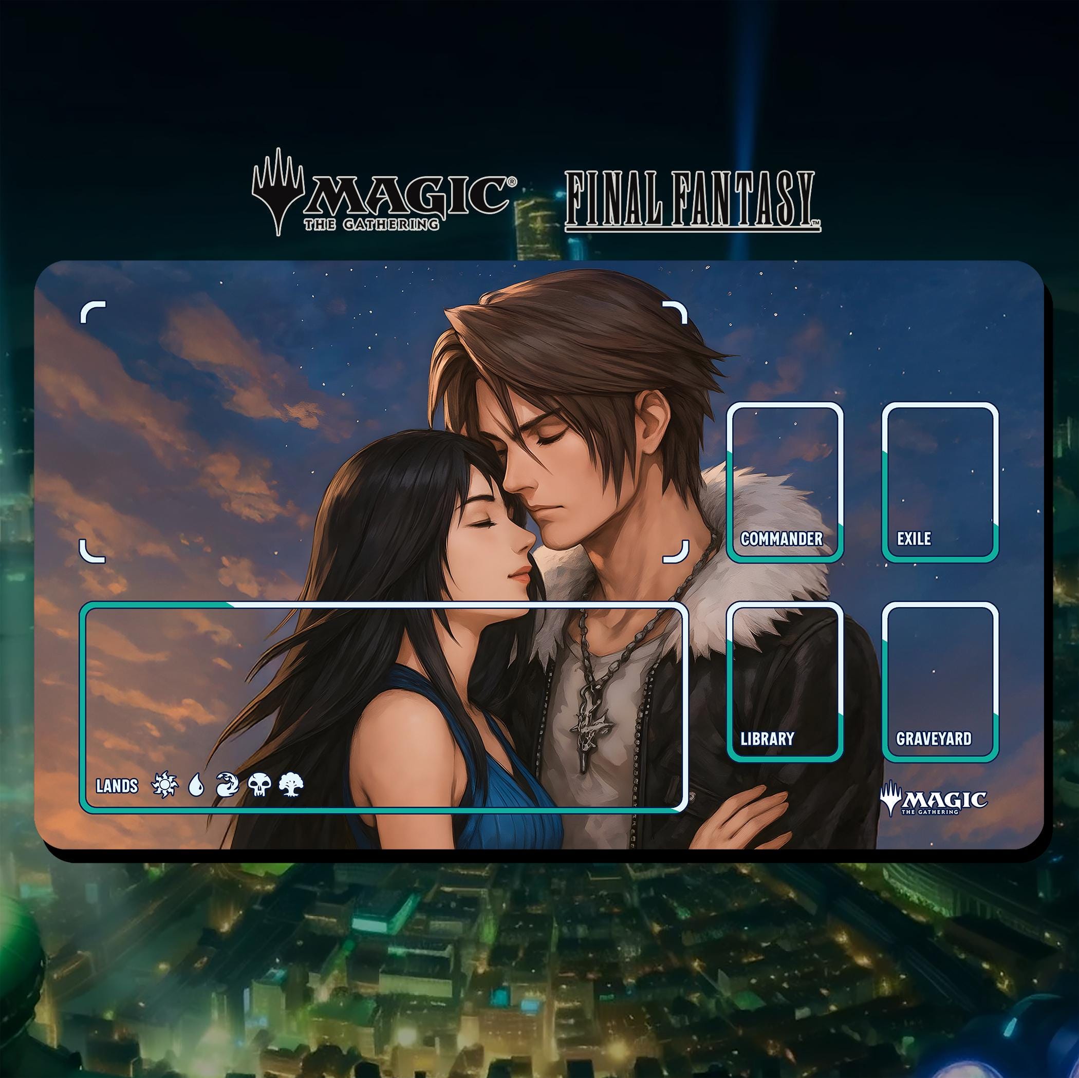 Playmat MTG Final Fantasy - Squall and Rinoa - 24