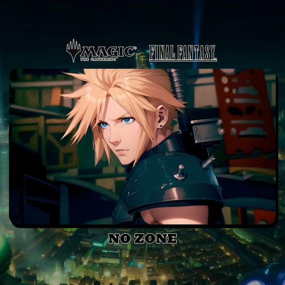 Playmat MTG Final Fantasy - Cloud - 24