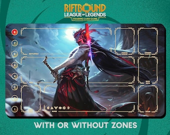 Yone Playmat Stitched Edges - Riftbound Trading Card Game - Etsy