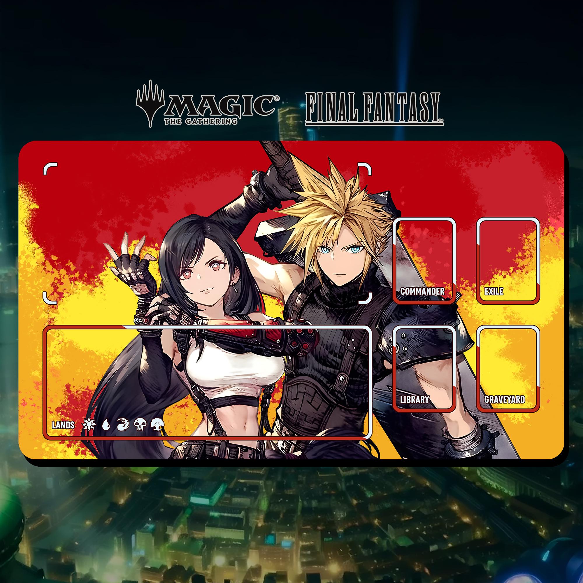 Playmat MTG Final Fantasy - Tifa and Cloud - 24