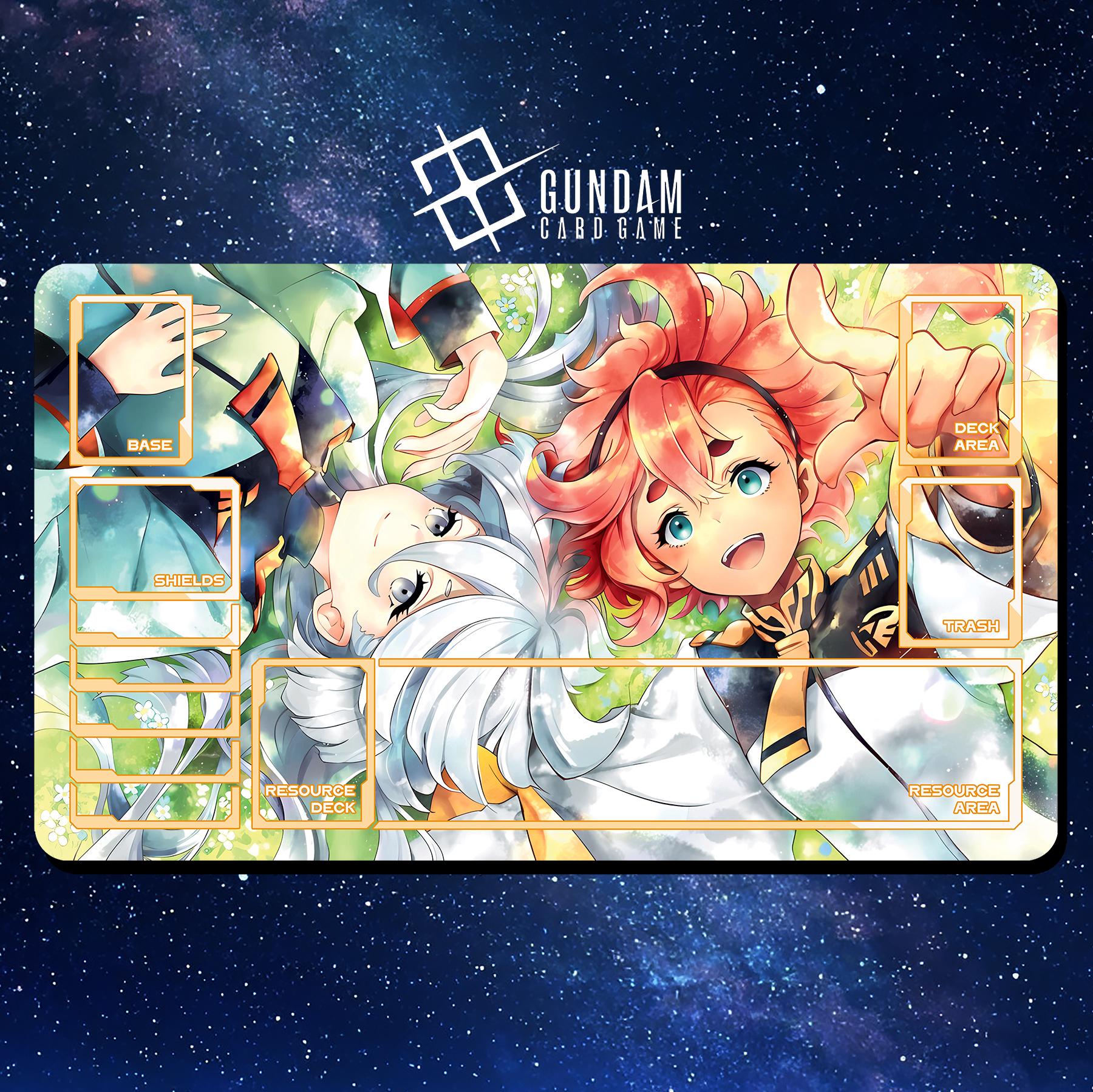 プレイマット&カードセット スレッタ＆ミオリネ オフィシャルプレイマット＆カードセット 【スレッタ＆ミオリネ】※未