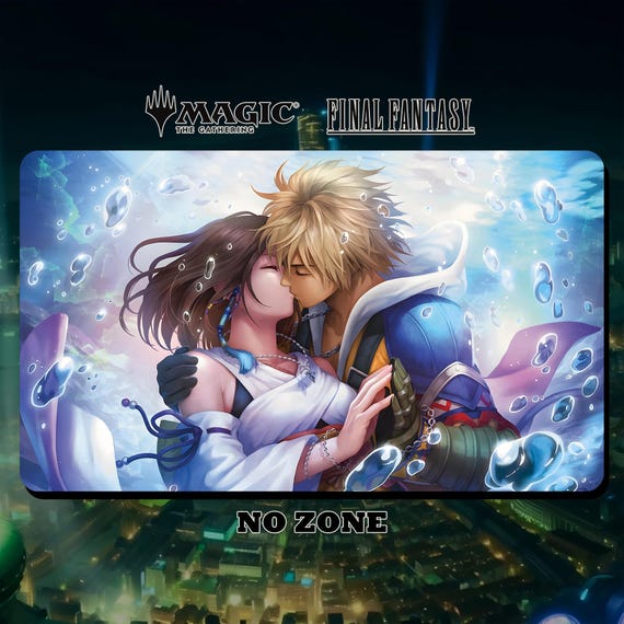 Playmat MTG Final Fantasy - Tidus and Yuna Together Forever