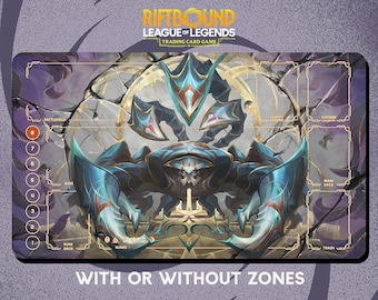 Skarner Playmat Stitched Edges - Riftbound Trading Card Game - 24" x 14" inches (600 x 350 mm)