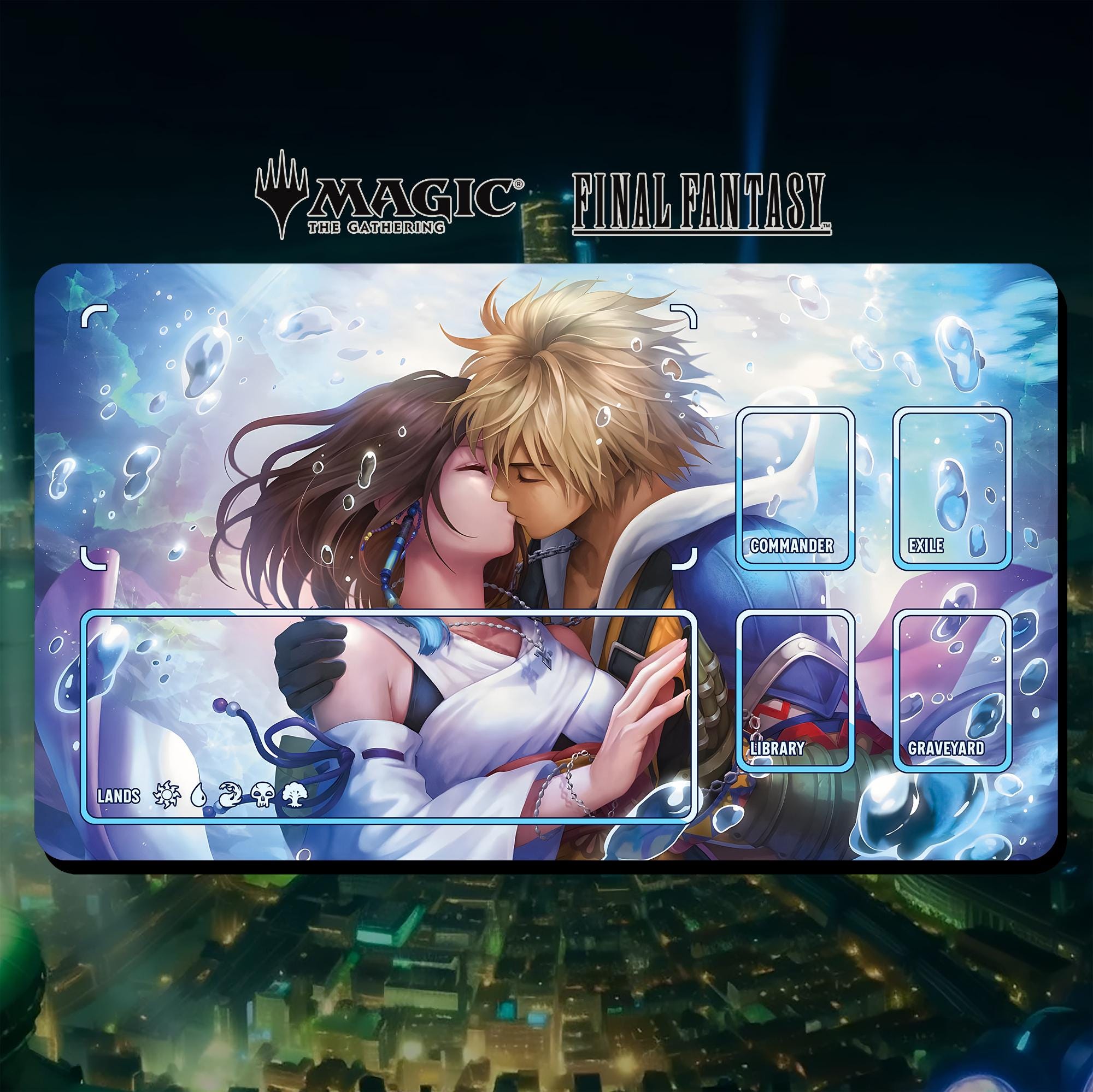 プレイマット　mtg SQkawaiiSounds-FINALFANTASY- プレイマット #SQkawaiiSounds ファイナルファンタジー｜Yahoo