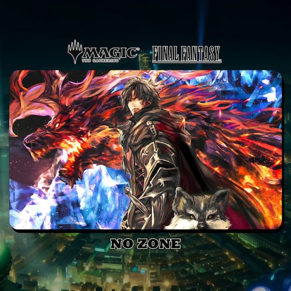MTG FINAL FANTASY クラウド　プレイマット MTG FF マジック：ザ・ギャザリング プレイマット バハムート