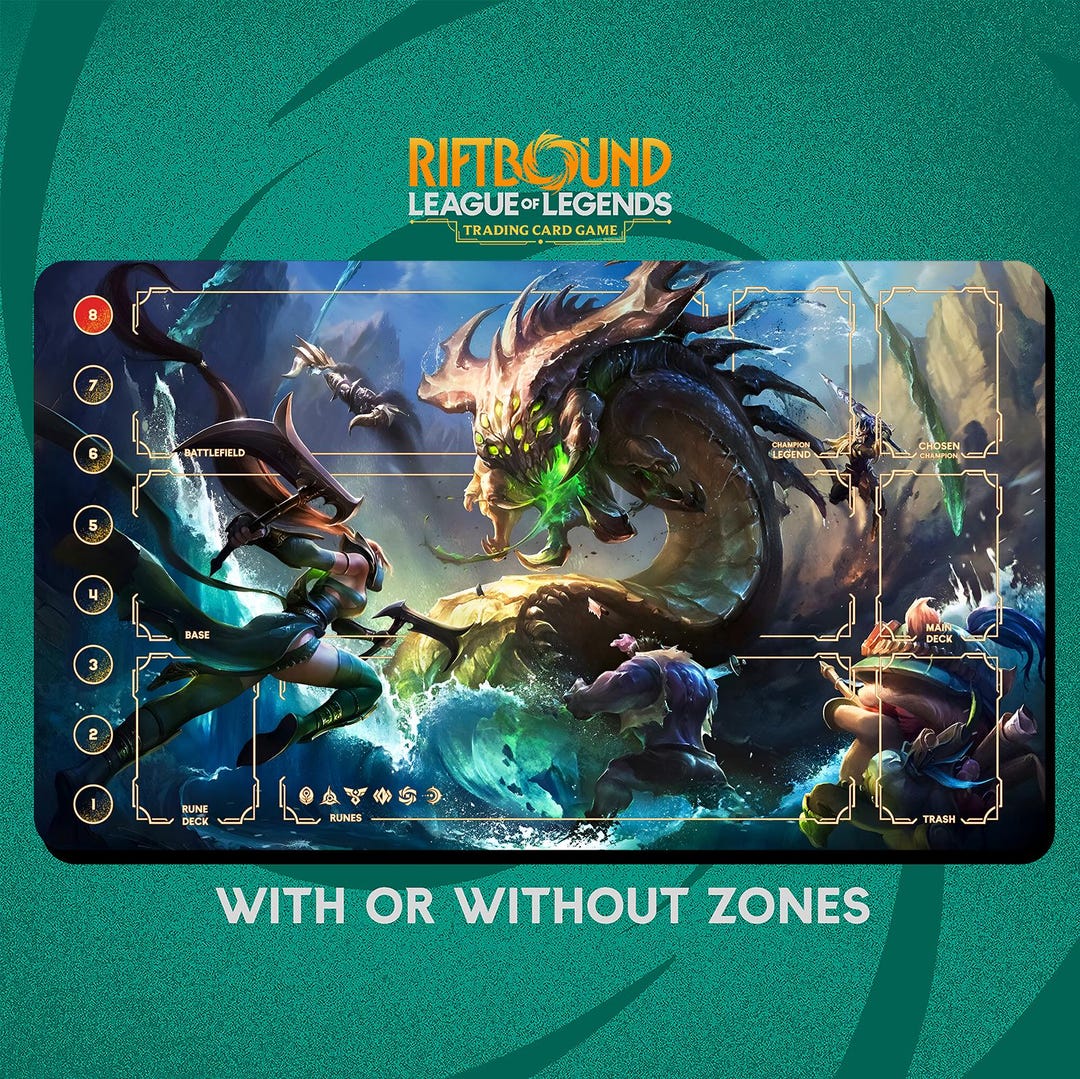 Nashor Riftbound Nashor Playmat Stitched Edges - Riftbound Trading Card Game - Etsy