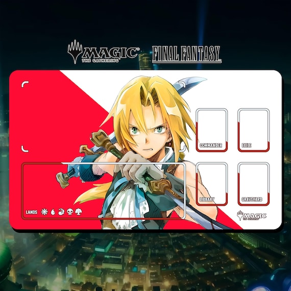 プレイマット MTG ファイナルファンタジー - FF9 ジタン バトル