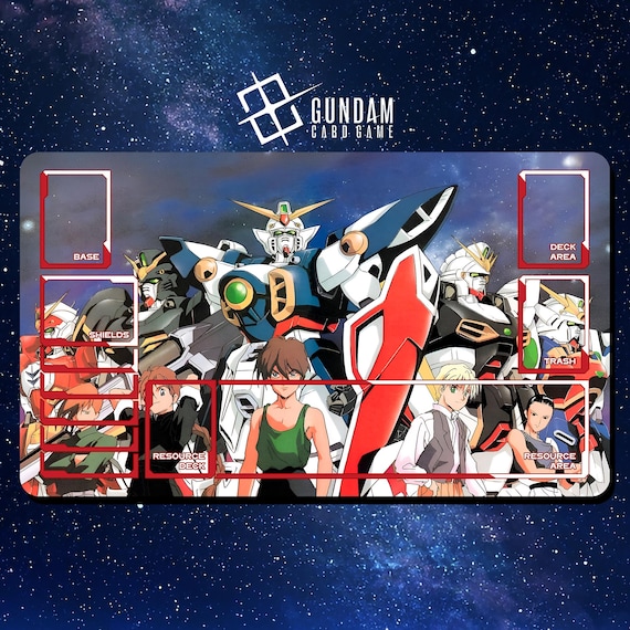 Playmat Gundam Card Game - Mobile Suit Gundam Wing - 24
