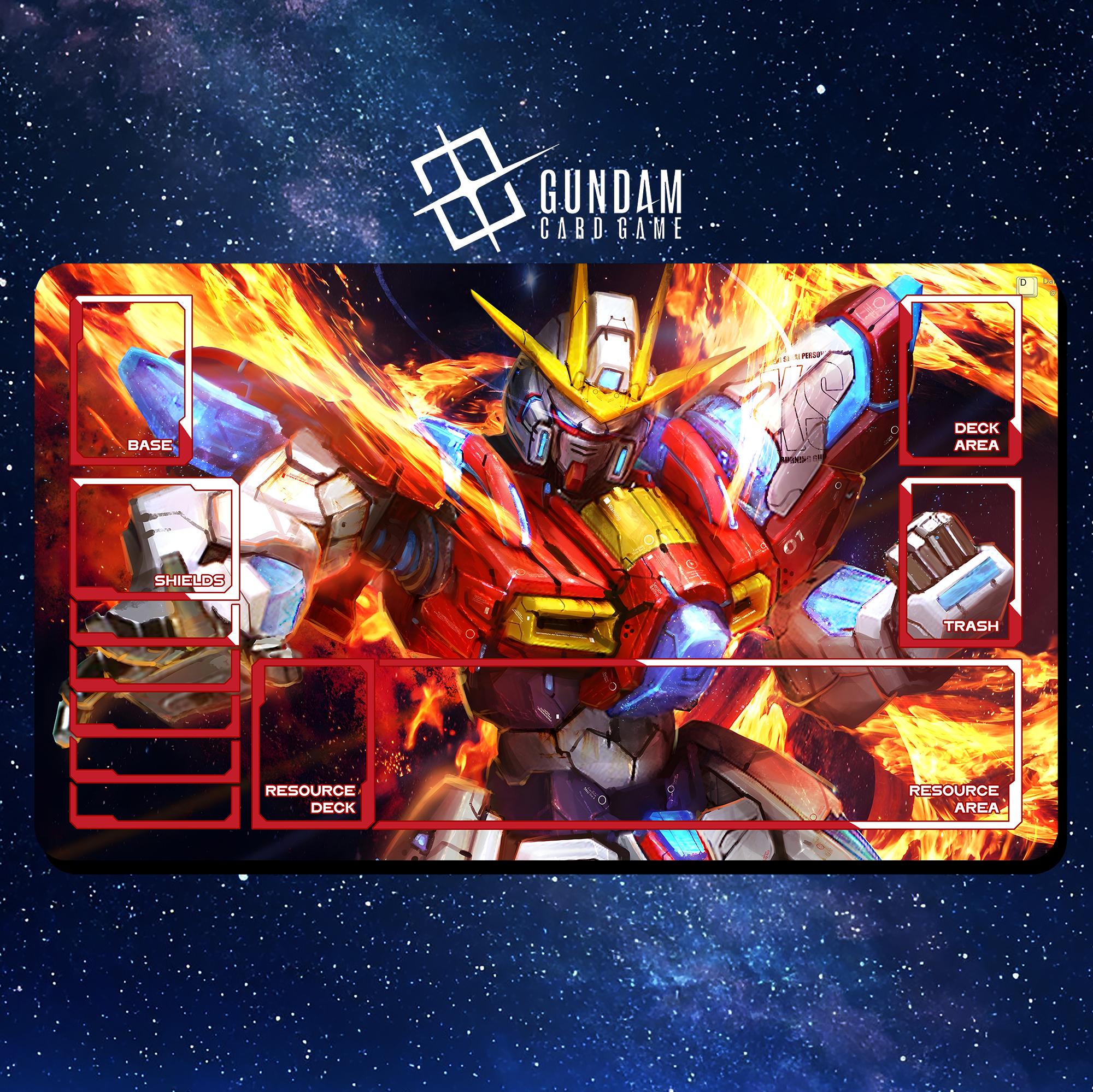 BURNING GUNDAM Space Battle - Playmat Gundam Card Game - 24