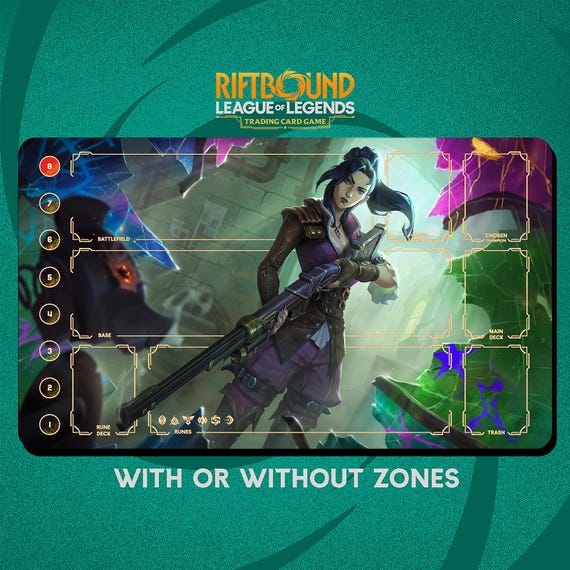 Caitlyn Arcane Playmat Stitched Edges - Riftbound Trading Card Game - 24" X 14" Inches (600 X 350 Mm) - Etsy Caitlyn Arcane Playmat Stitched Edges - Riftbound Trading Card Game - 24" X 14" Inches (600 X 350 Mm) - Etsy