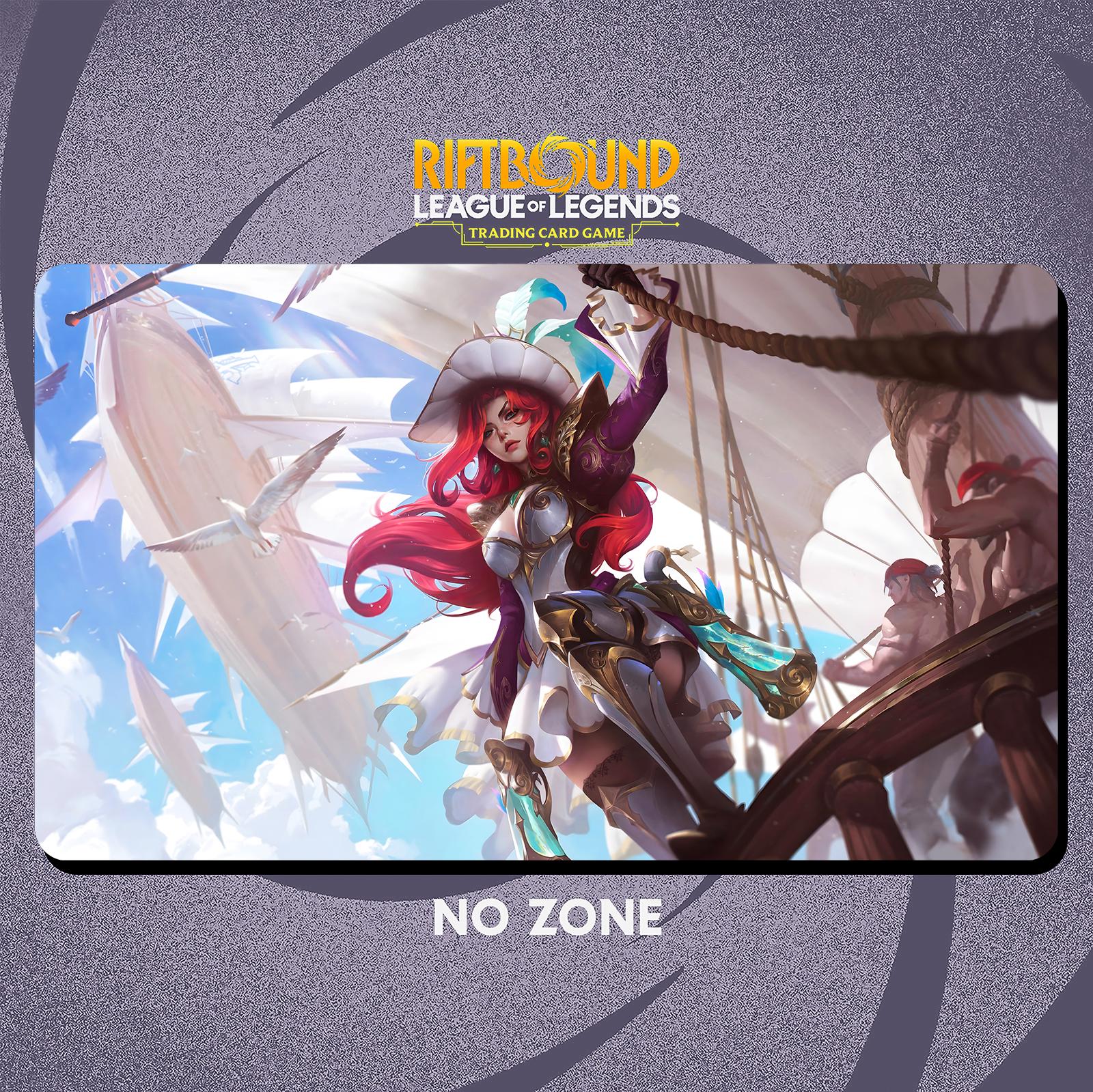 Miss Fortune Battle Queen Playmat Stitched Edges - Riftbound
