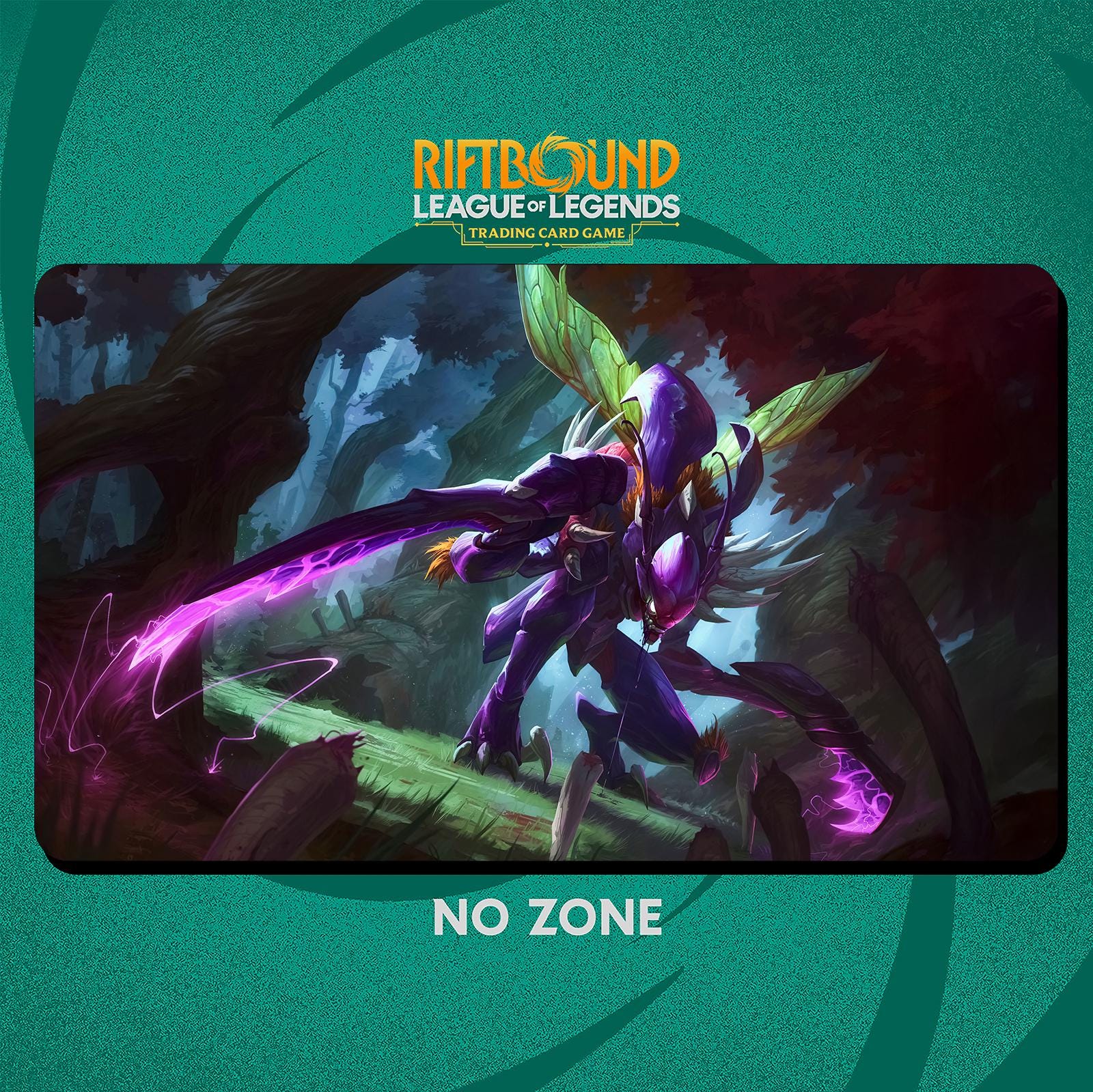 Khazix Playmat Stitched Edges - Riftbound Trading Card Game - 24