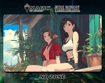 プレイマット FF7 バトル - MTG x FF TCG / 24インチ x 14インチ