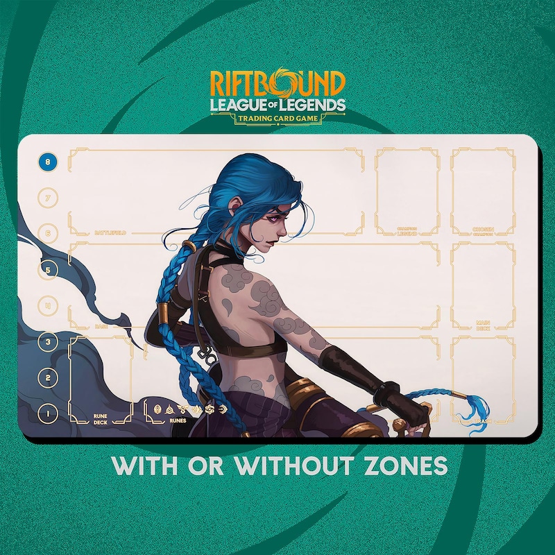 Jinx Vi Playmat Riftbound - Etsy