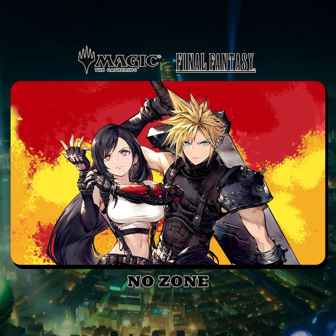 mtg ff プレイマット　ティファ　FF7 プレイマット ファイナルファンタジーVII リメイク ティファ FF7