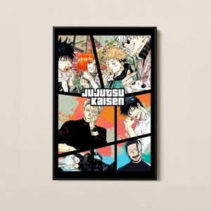 Póster de JJK, impresión fotográfica vintage en lienzo, regalos navideños