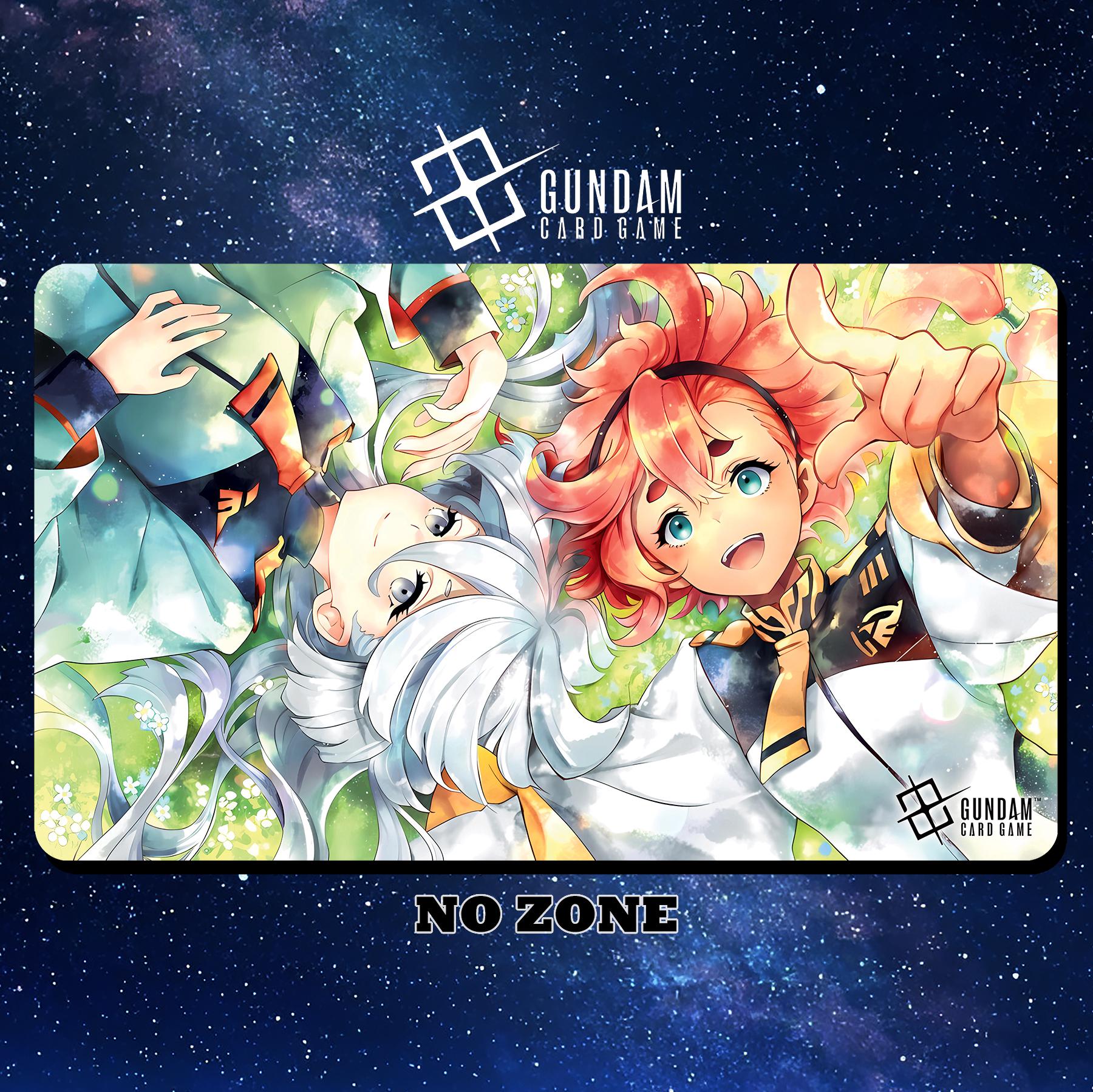 ガンダムカードゲームプレイマット - スレッタ＆ミオリーヌ - 24インチ