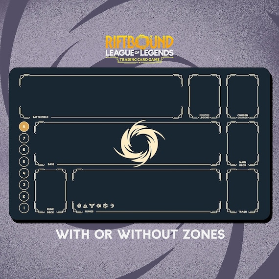 Rfitbound Neutral Playmat Stitched Edges - Riftbound Trading Card