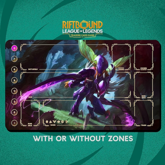 Khazix Playmat Stitched Edges - Riftbound Trading Card Game - 24