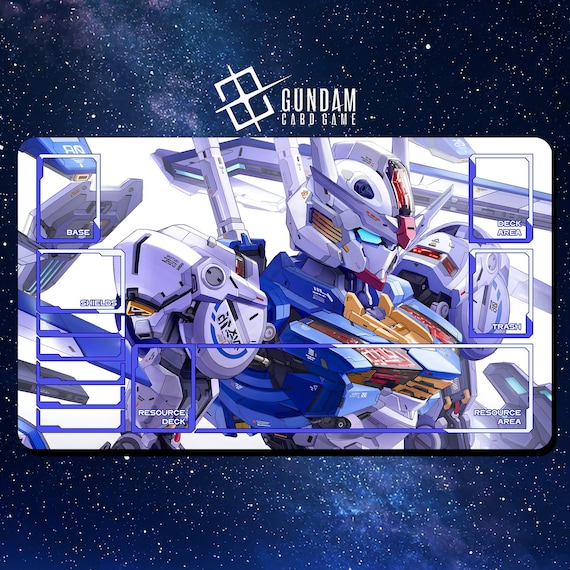 ガンダム空中戦態勢 - ガンダムカードゲーム用プレイマット - 24インチ