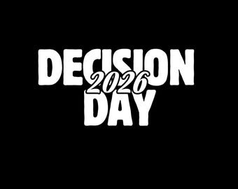 High School College Decision Day Digital Download