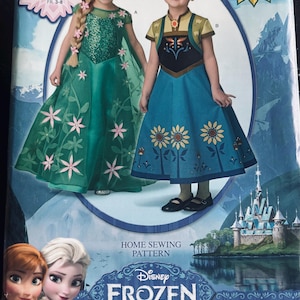 Simplicity 1097 Disney Frozen Maat 3-8 ONGEKNIPT