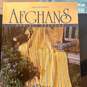Afegãos para todas as estações, livro 3, da Leisure Arts, 2002