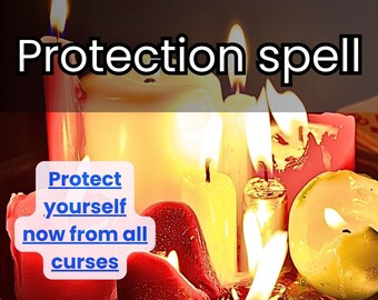 Protection Spell\Curse Removal\Purification\ Remove Evil Energy\ Remove Evil Eye\ Protection Candle\Candle Ritual\Empath\Same Day\Powerful