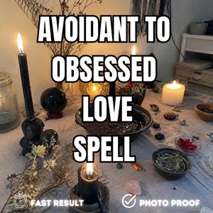 Avoidant to Obsessed Love Spell, Twin Flame Attraction Ritual, Romantic Magnetism Spell, Intense Love Energy Invocation