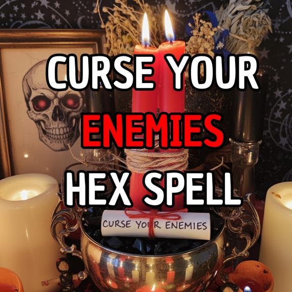 Etsy Witch Hex Your Ex Spell Same Day, Curse Your Enemies, Karmic Revenge Spell, Payback Ritual