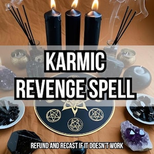 KARMIC REVENGE Zauber, verfluche den Feind, lass ihn bereuen, am selben Tag wirkend