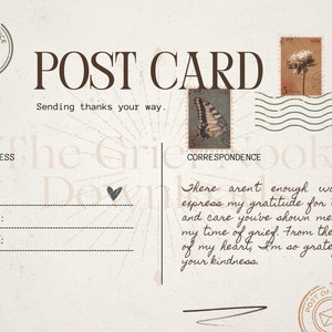 carte postale de remerciements de chagrin de Zazzle.be Liste d'envies Vous avez des idées ? Téléchargement numérique instantané | Carte de remerciement pour deuil