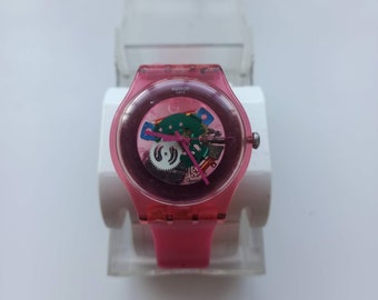 Swatch Lacado Rosa SUOP100 fucsia 2012 probado y funcionando perfectamente