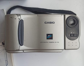 Casio Qv-10a Complete in Box First Digital Camera With Screen Very