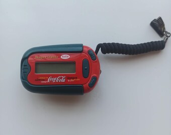 Vintage original philips coca-cola pager tested and working red