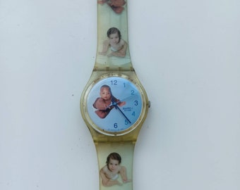 Reloj de pulsera Swatch Fraldinhas edición portuguesa probado y funcionando en condiciones usadas