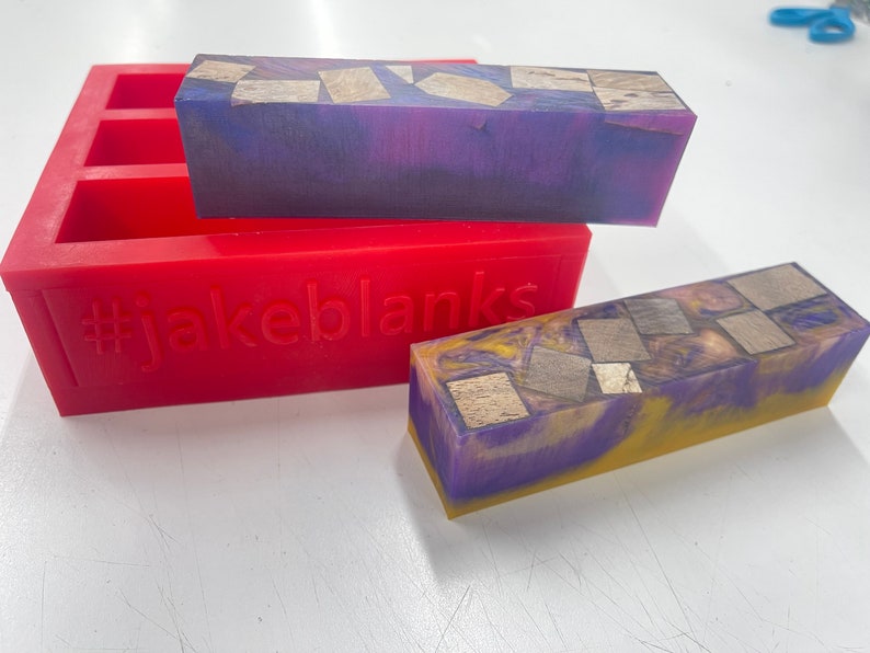 Embedded Blanks Silicone Mold - Handle Mold - Triple Cavity - Etsy