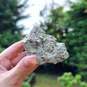 Iron Pyrite Crystal Cluster Mineral Specimen From Peru